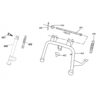 Oldies GT | Fig.15 - Béquilles | JM Motors