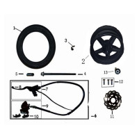 Evolis | Fig.6 - Roue avant | JM Motors