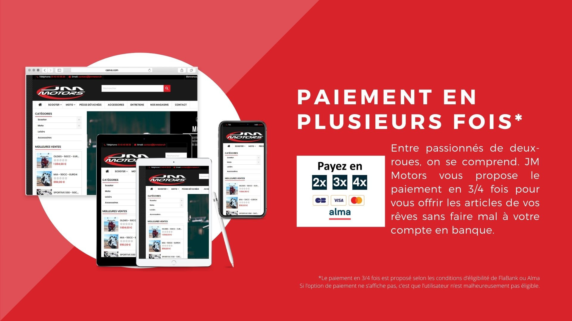 Paiement en plusieurs fois avec Alma